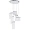 Cwi Lighting Carolina LED Chandelier With Pewter Finish 1090P16-6-269 - alternate 1